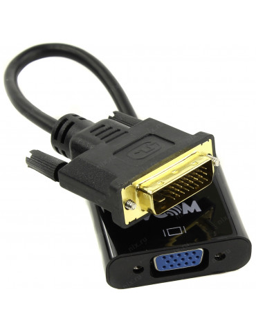 Адаптер VCom Adapter DVI-D 24 1 M  към  VGA F Active - CG491-0.15m