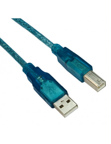 Кабел VCom USB 2.0 AM / BM - CU201-TL-5m