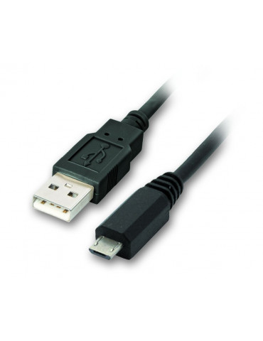 Кабел Vcom USB 2.0 AM / Micro USB M 2.5A - CU271-0.5m