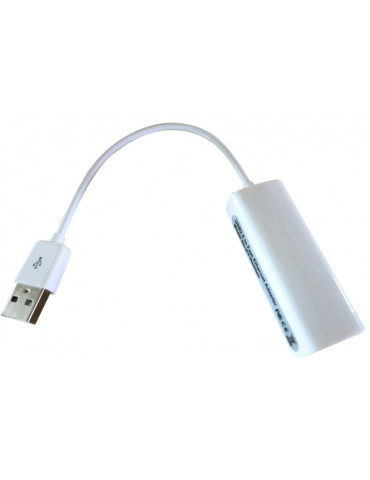Кабел Vcom LAN adapter USB към LAN 10/100 - CU834