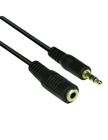 Кабел Vcom 3.5mm Stereo M / F - CV202-1.5m