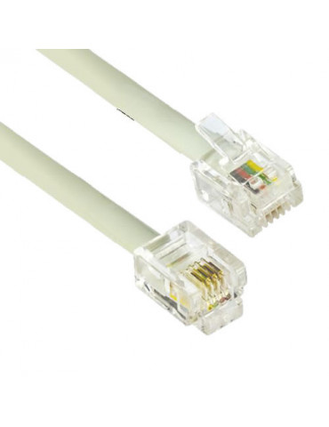 Кабел Vcom Phone Cord 6P4C/6P4C - CT046-1.5m