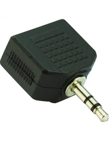 Адаптер Vcom Adapter 3.5mm Stereo M / 2x 3.5mm ST F - CA511