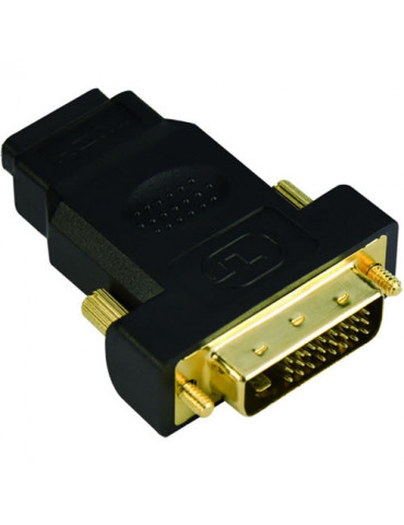 Адаптер Vcom Adapter DVI M / HDMI F Gold plated - CA312