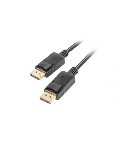 Кабел Lanberg Cable DisplayPort M/M 1m 4K Black - CA-DPDP-10CC-0010-BK