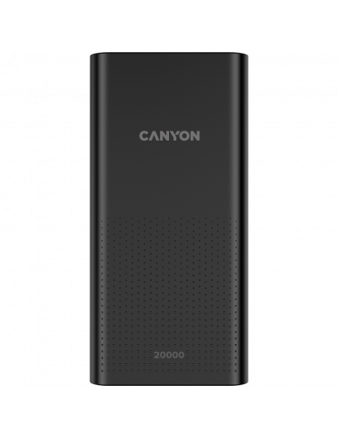 Външна батерия Canyon  PB-2001 20000mAh, черен - CNE-CPB2001B