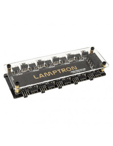 Хъб за вентилатори Lamptron SP901 ARGB, Hub, 10x 4-pin/3pin - LAMP-FARGB