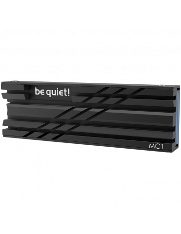 Охладител за SSD be quiet! M.2 SSD cooler MC1 COOLER, Fits single and double sided M.2 2280 modules, black - BZ002