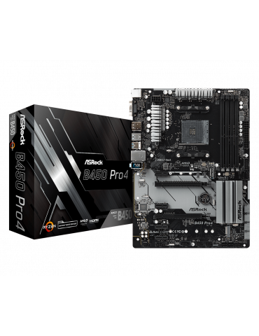 Дънна платка Asrock B450 PRO4