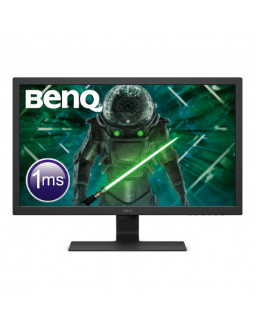 Монитор BenQ 27" GL2780, черен  - 9H.LJ6LB.VBE