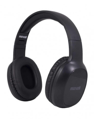 Bluetooth слушалки Maxell BASS 13 B13-HD1, черен - ML-AH-B13-HD1