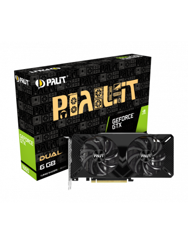 Видео карта Palit GTX 1660 DUAL 6GB, NE51660018J9-1161C