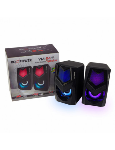 Геймърски колони Roxpower 2.0 RGB - YM-114HP