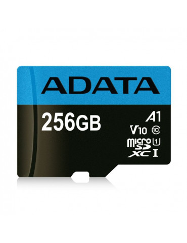 Карта памет 256GB Adata SDXCM A UHS-I CL10 A1 - AUSDX256GUICL10A1-RA1