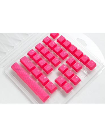 Капачки за механична клавиатура Ducky Pink 31-Keycap Set Rubber Backlit Double-Shot US Layout