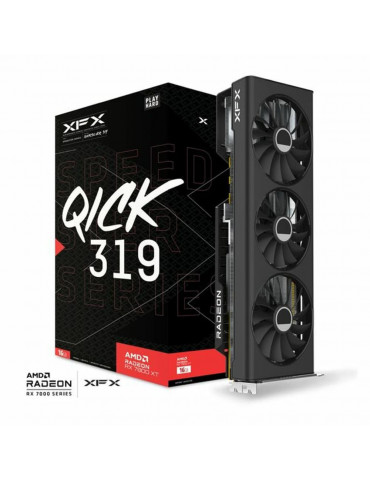 Видео карта XFX RADEON RX 7800 XT SPEEDSTER QICK319 CORE Edition 16GB GDDR6, 256bit - RX-78TQICKF9