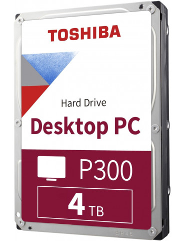 Твърд диск Toshiba 4TB P300 5400rpm, 128MB, BULK  - HDWD240UZSVA