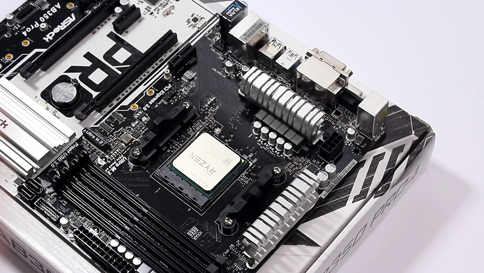 Дънна платка Asrock AB350 PRO4, сокет AM4