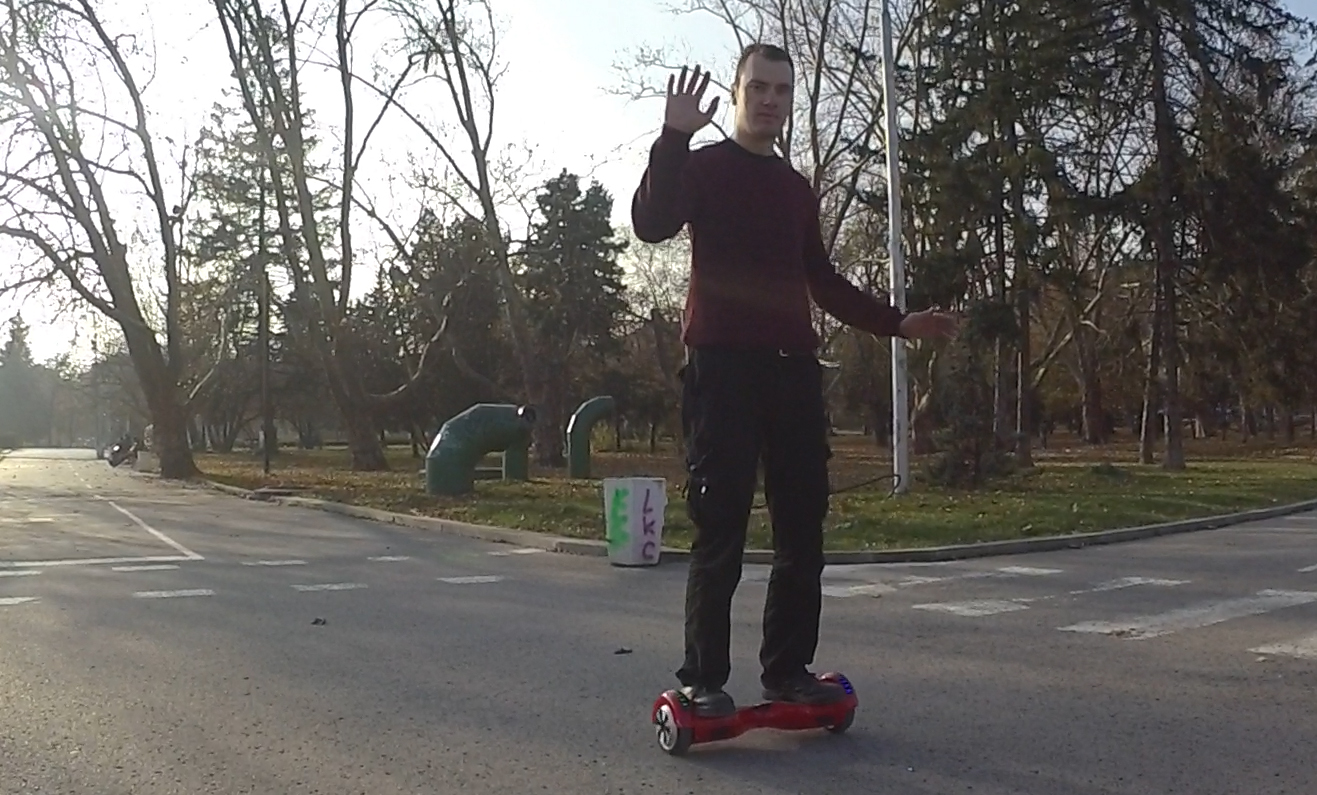 AndroVlog на hoverboard