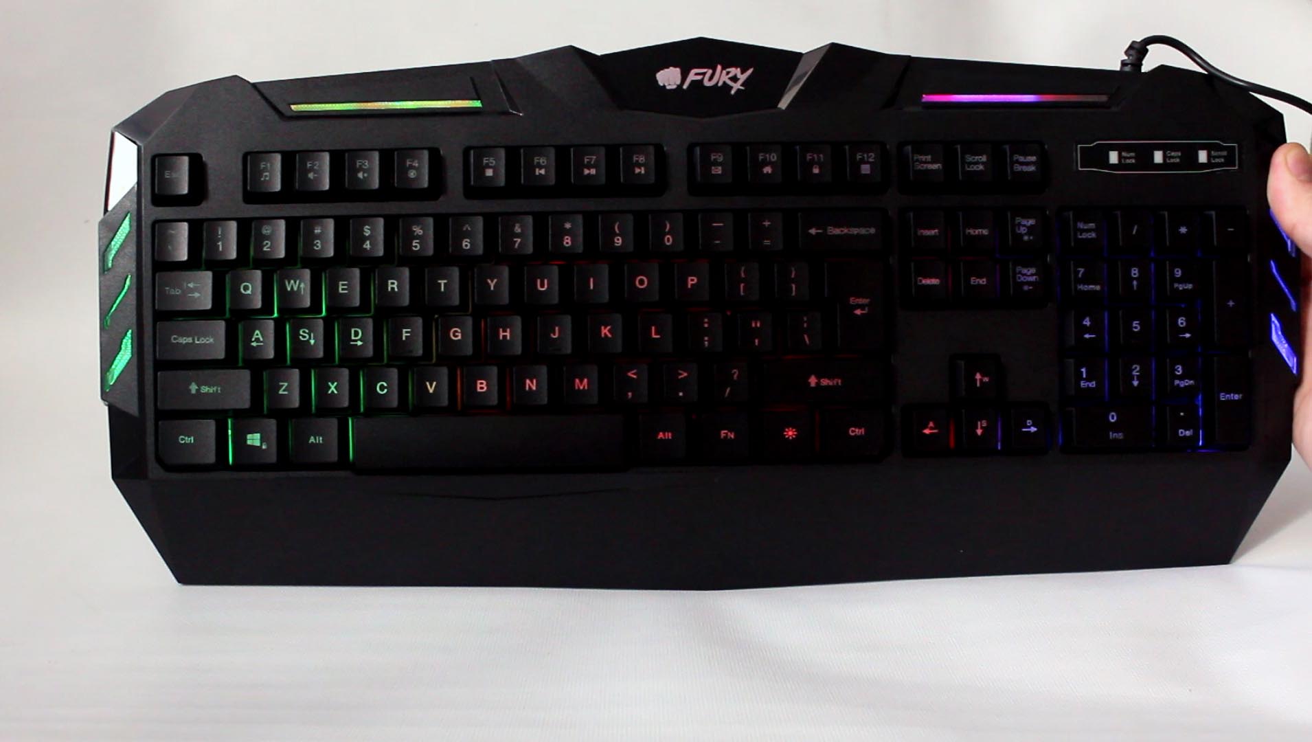 Ревю на Геймърска клавиатура Fury SPITFIRE RGB