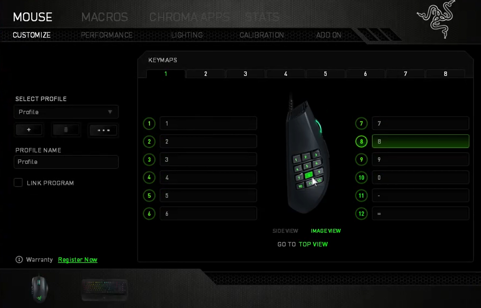 Геймърска мишка Razer Naga Chroma с 12 допълнителни бутона