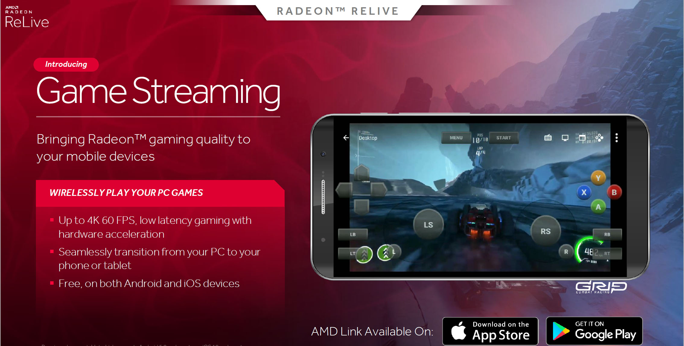 AMD Radeon ReLive Game Streaming