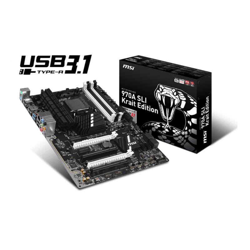 Дънна платка MSI 970A SLI Krait Edition АМ3+