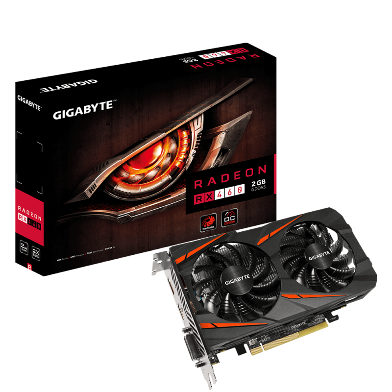 Gigabyte AMD Radeon RX460 WINDFORCE OC 2GB GDDR5