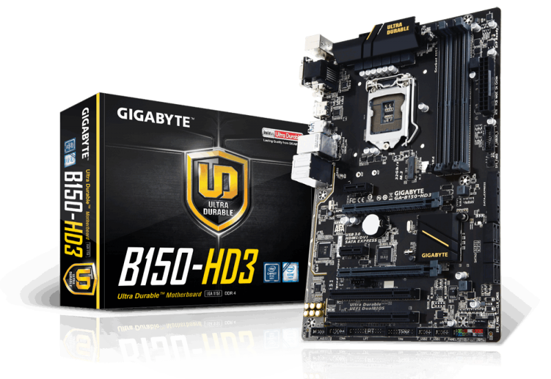 Дънна платка Gigabyte B150-HD3 LGA1151