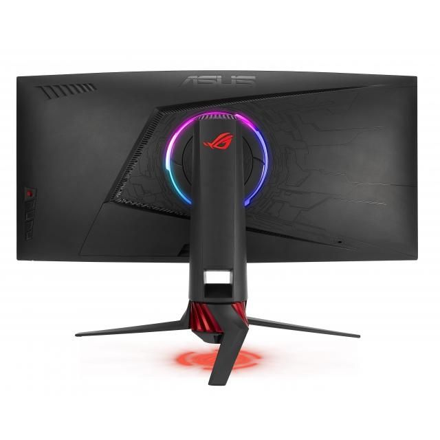 Геймърски монитор 35" Asus ROG Strix XG35VQ Curved, Adaptive-Sync, Aura Sync