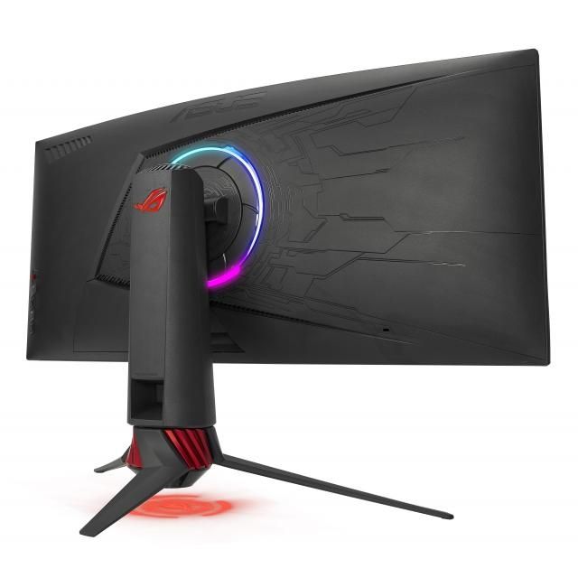 Геймърски монитор 35" Asus ROG Strix XG35VQ Curved, Adaptive-Sync, Aura Sync