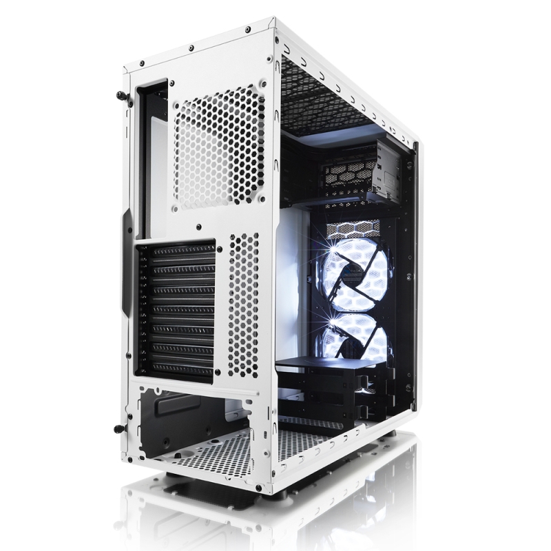 Компьютерный корпус fractal design focus g white обзор